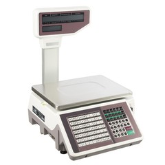 New Commercial Digital Price Computing Scale 66Lbs with Label Barcode Printer