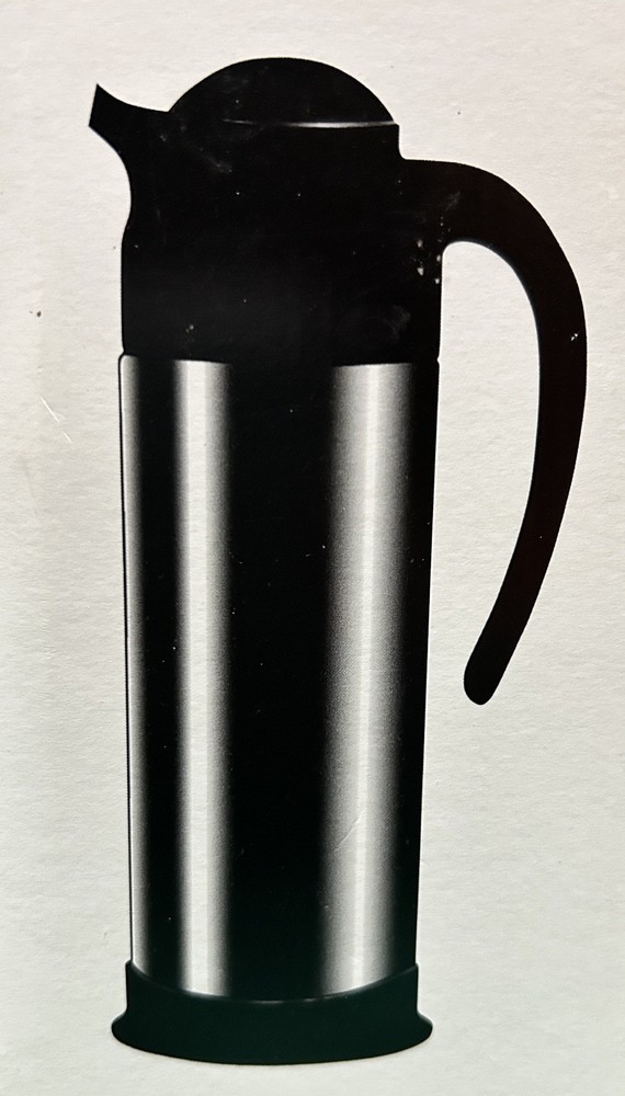 Update International (SV-70) 24 Oz Black and 18/8 Stainless Creamer/Server