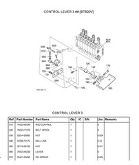 BT820 Backhoe illustrated Parts Manual Exploded-Diagrams -Kubota BT 820