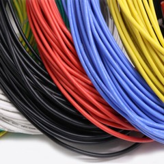 Black/Blue/Green/Red/White/Yellow/Brown 7Color UL3135 16AWG Silicone Rubber Wire