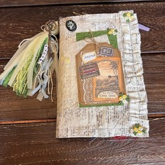 Book Lover Junk Journal Bookish Reader Vintage Softcover 3 Signatures Decorated