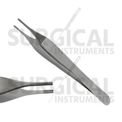 3 Pcs Adson Brown Tissue Forceps ENT Surgical Instruments German Grade