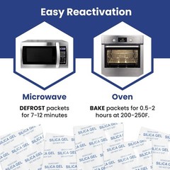 Wallaby 5g Silica Gel Desiccant Packs Food Safe Rechargeable 500 Pack