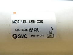 SMC 3-1/4″ Bore X 8″ Stroke NCDA1R325-0800-X2US Pneumatic Cylinder