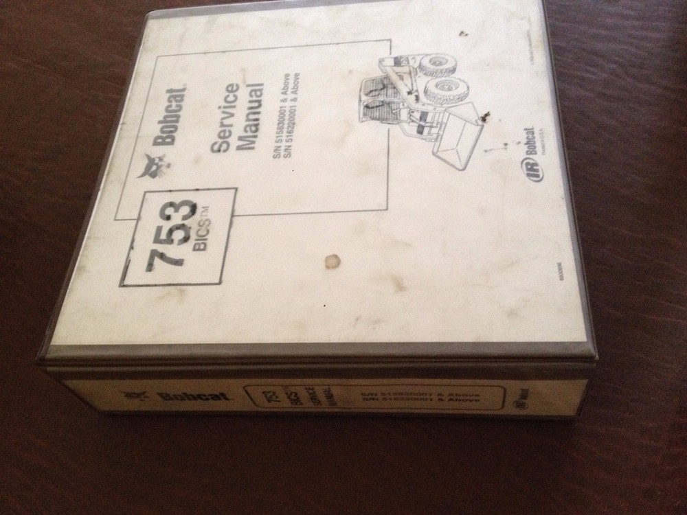 BOBCAT MELROSE 753 BICS SKIDSTEER SERVICE MANUAL BOOK REPAIR nice