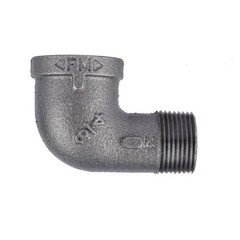BK Products 520-304BG Black Malleable Iron Street Elbow 3/4 FPT in. (Pack of 5)