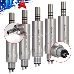 1-10 Dental Inner Water E-generator LED Low Speed Air Motor Handpiece 4 Hole po