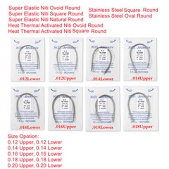 Dental Ortho Arch Wires Stainles Steel/Niti Heat Activated Ovoid/Nature Form SA