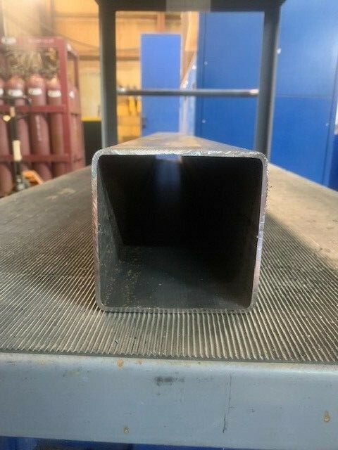 Steel Square Tube 4″ x 4″ x 84″ Long x 1/8″ Wall (0.125″)