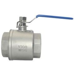 3 inch 3″ NPT Ball Valve,316 Stainless Steel Full Port,2-Piece 2Pack
