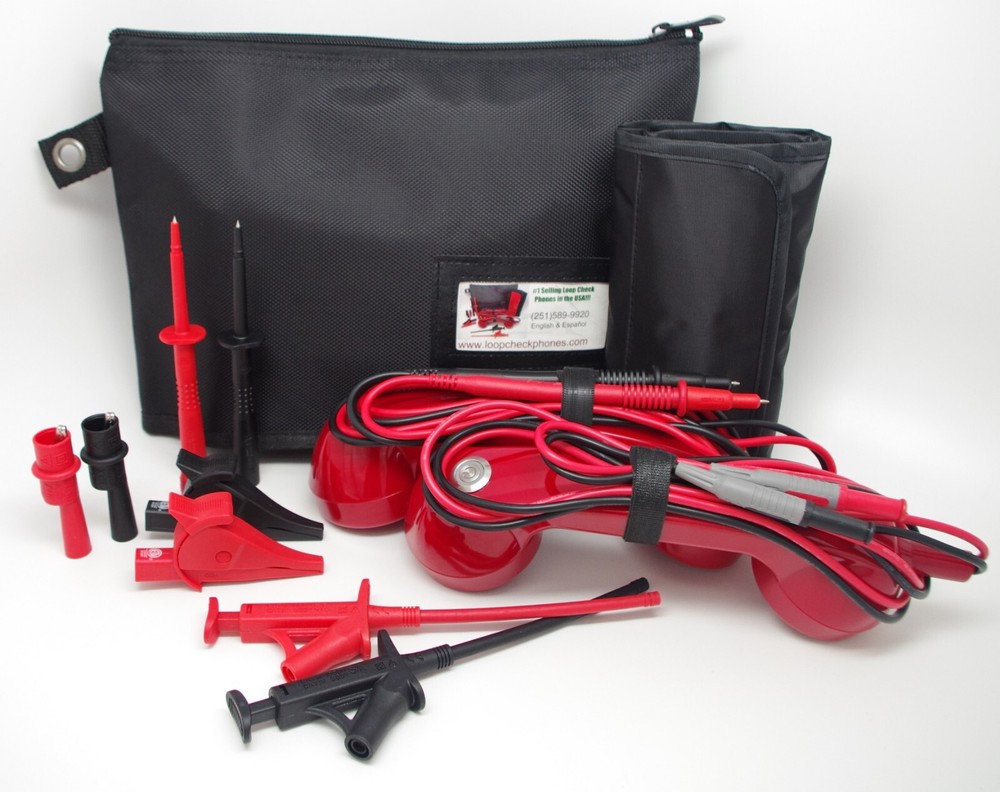 Loop Check Phones Electrician Continuity Test Phone Set ME001-N optional MAGNETS