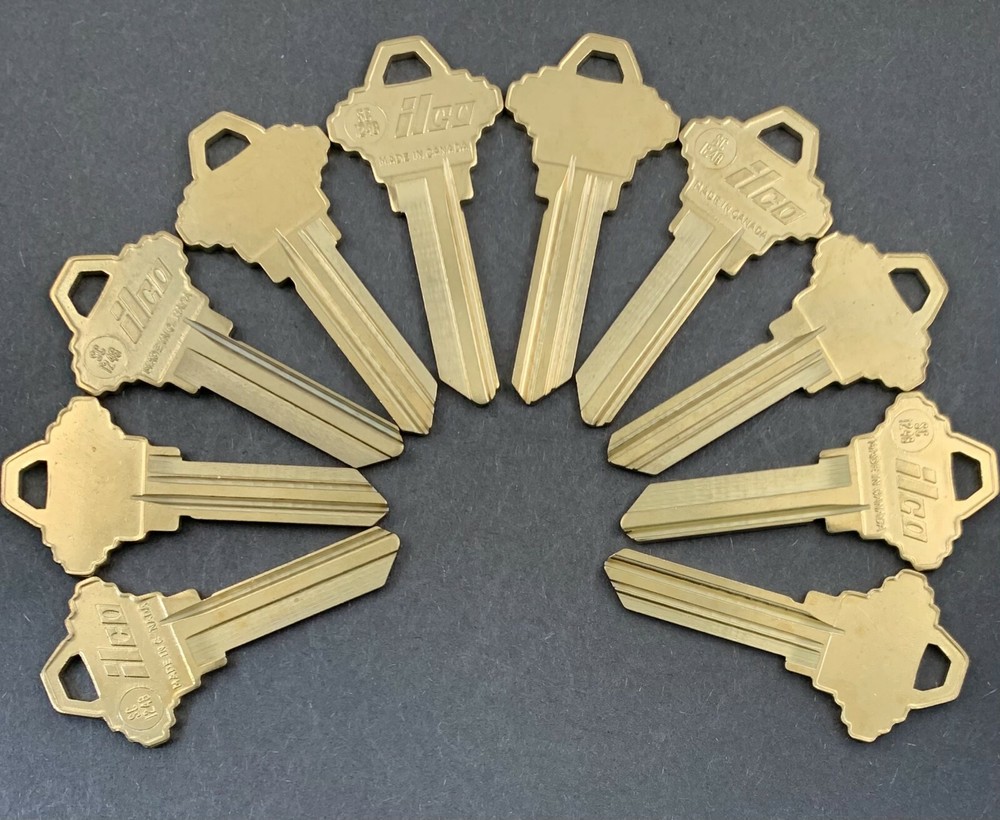 Lots of 2/5/10 SC1248 Nickel Silver 6 Pin Key Blanks for Schlage 1248-6 Keyway