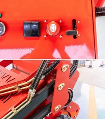 2645Lbs PRO-Dual-Levers 3-Pumps Auto-Self-Leveling Tracked 23HP Skid Steer EPA