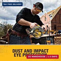 Dewalt DPG82 Concealer Anti-Fog Dual Mold Safety Goggle – 1 Pair