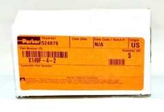 (5) PARKER 149F-4-2 FUEL LINE FLARE ELBOWS 90˚ 1/4″ MALE NPT X 1/8″ TUBE