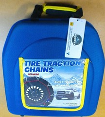 Snow-Chains Auto Fixing 1 Min Quick Install Tire-Chains, Heavy-Duty for Trucks