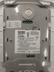 System Sensor CHSW Chime/Strobe STD CD White – NO STICKERS/HARDWARE