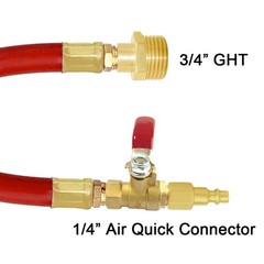 Joywayus Brass Winterize Blowout Adapter Kit Air 3/4 inch (19.05 mm),