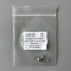 20Sets Dental Orthodontic 1st Molar Wide Big Brackets Roth 022 Without hooks