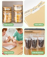 10PK Dymo Letratag Refill 91330 White Paper Label Tape 12mm For LT-100H 1/2″ 4m