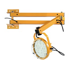 50W Loading Dock Folding LED Lights Swing Arm Lamp For Warehouse Outdoor Work US