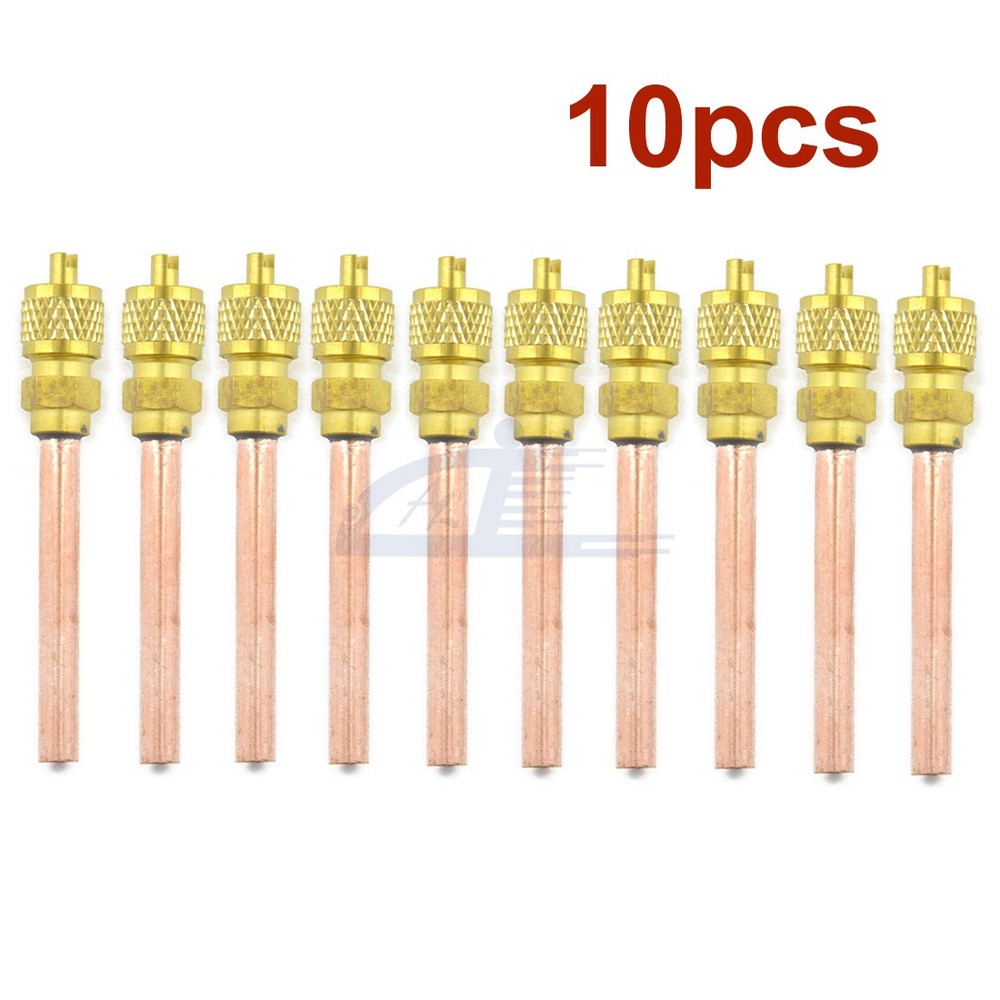 Service/Access Valve 1/4″ SAE *1/4″ OD *2.75″ Stem Core AC Refrigeration Kit Set