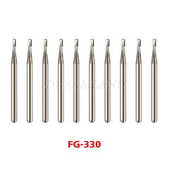 Dental Carbide Burs FG330 Pear 10/pk