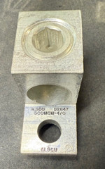 ILSCO MECHANICAL WIRE LUG 4/0 – 500 MCM 1/2 HOLE D2847A22T ALCU – pick qty