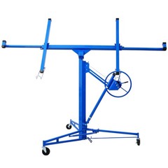 FOREOCELIV 11ft Drywall Lift Panel Hoist Jack Lifter 150 lbs Ceiling Wall Blue