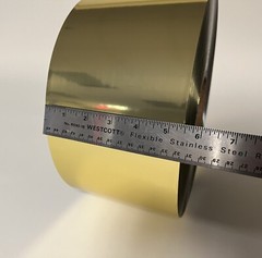 [SFSGD550] Gold Heat Sealable Packaging Film Roll – 5.50″ (140mm) Wide