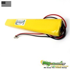 1pc Emergency Lighting Battery 9.6V 800mAh Replaces Lithonia Unitech BBAT0043A