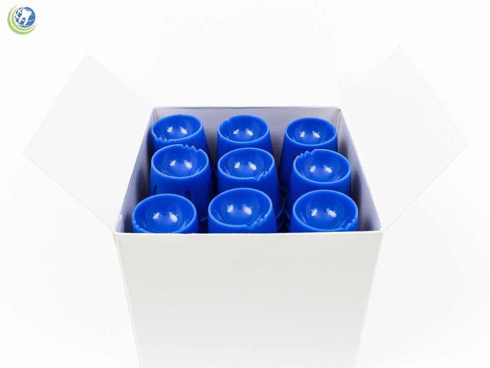 100 PCS DENTAL DISPOSABLE PLASTIC DAPPEN DISH FOR ACRYLIC PROPHY BLUE