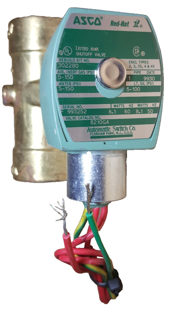 ASCO 8210G4 Red Hat General Purpose Solenoid Valve