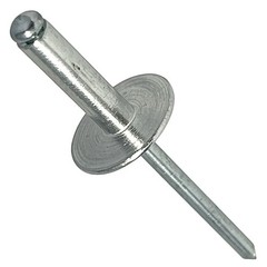 Large Flange Pop Rivets 3/16″ x 1/2″ Aluminum Body Steel Mandrel (6-8) Qty 50