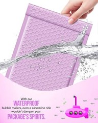 GSSUSA Bubble Mailers 6×10 Inches 100 Pack Size 6×9” Bubble Mailer Envelop