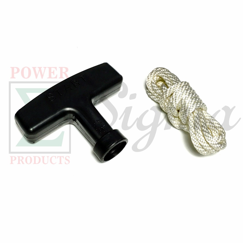 Pull Starter Handle & Rope For Champion Power 196CC 3500/4000 Watts Generator