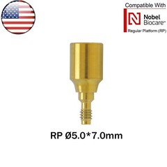 US Dental Nobel Healing Abutment Cap RP NP Compatible Nobel Active ∅3.6/5.0/6.0
