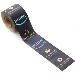 4 ROLLS! 3 Inch X 164 Ft Kraft Tape Amazon Prime Self Adhesive Ships （From USA）