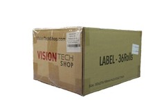 CAS LST-8040 Printing Scale Label, 58x60mm, UPC/Safe Handling “36ROLLS” Per Case