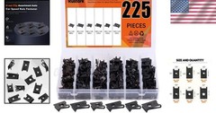 Professional 225 Pcs U-nut Clip Kit for Auto Panels