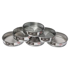 4-200 Mesh 4.75-0.075mm Aperture Lab Standard Test Sieve Stainless Steel 20cm