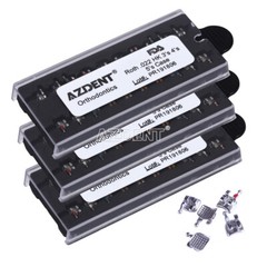 AZDENT Dental Orthodontic Monoblock MIM Bracket Braces Mini Roth/ MBT 018/ 022