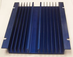 1 Large Flat Blue Aluminum Heat sink 8″ H x 1″ W x7″ L NEW 05S98-00012