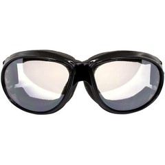 Red Baron Motorcycle Goggles Day & Night Use Super Dark Lens & Clear Mirror Lens