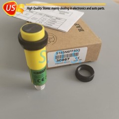 For Banner S18SN6FF50Q 30867 Range:50mm 10-30VDC NPN Photoelectric Switch Sensor