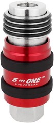 Milton 5 in ONE Universal Quick Connect Industrial Coupler, 1/4″ Female NPT, Air