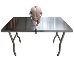 Chicken Cut Up Cone Poultry Deboning Parting Piecing Out Kill Stand Holder USA