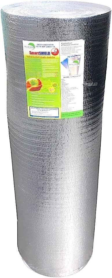 SmartSHIELD 1.5mm Reflective Foam Insulation – 48″ x 200ft, Core Foam