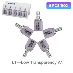 5Pcs/Box Dental C14 Glass Ceramic Lithium Dislicate Blocks Cerec CAD CAM