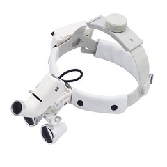 3.5X Dental Medical Surgical Headband Binocular Loupes with LED Headlight USA